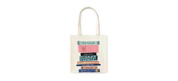 Kate Spade New York Canvas Tote Bag on white background