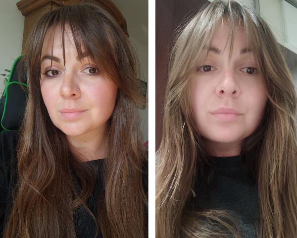 Comparison/ make-up vs.  no makeup